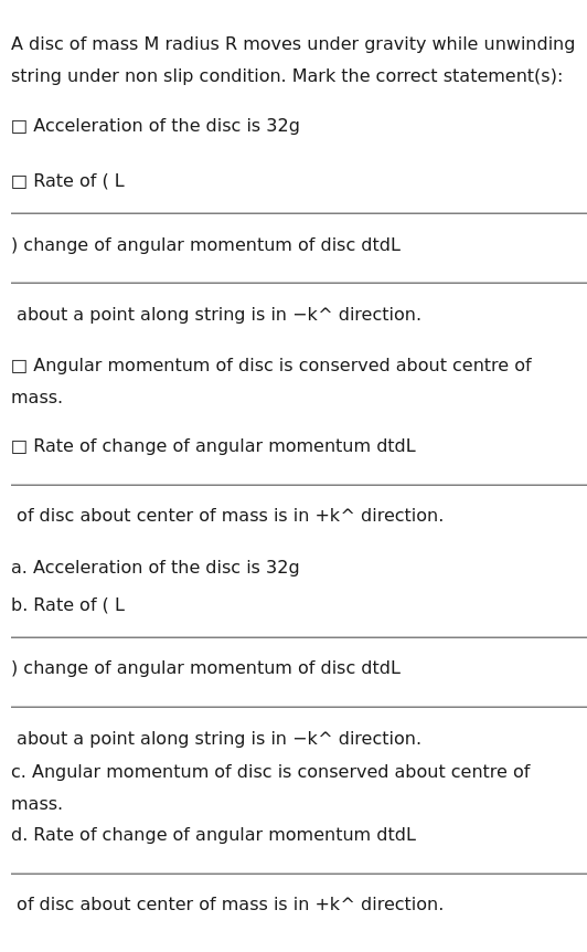 Visual representation for PHYSICS