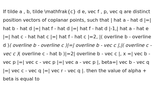 Visual representation for Mathematics