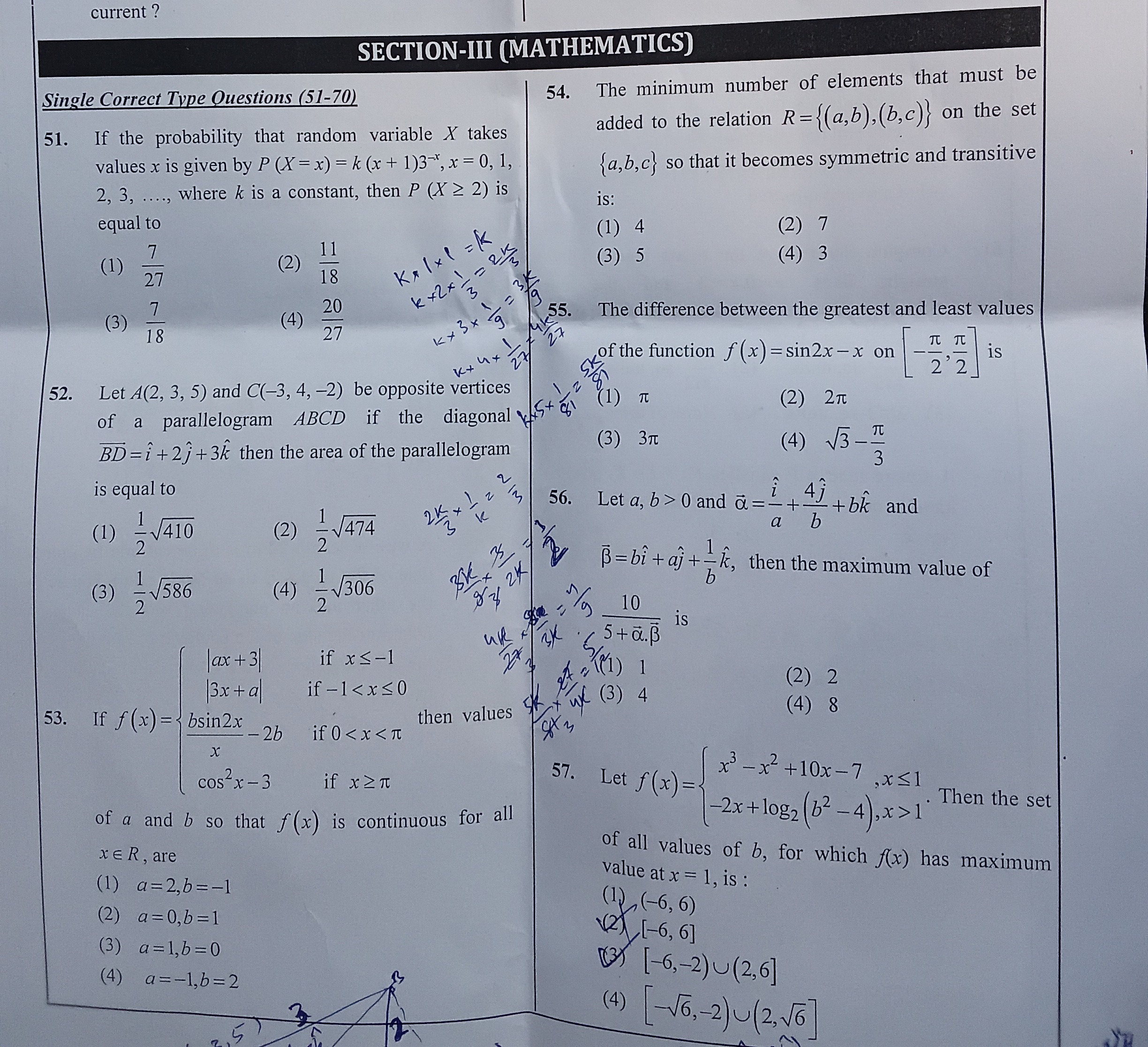Visual representation for Mathematics