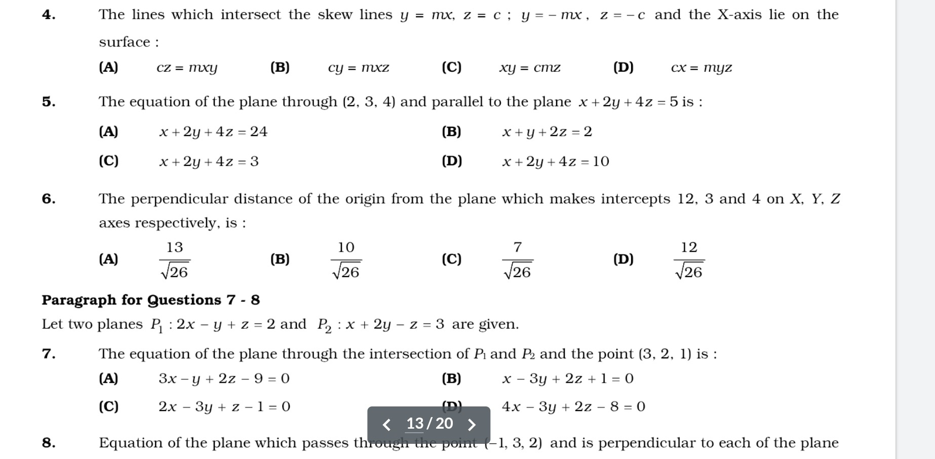 Visual representation for Mathematics