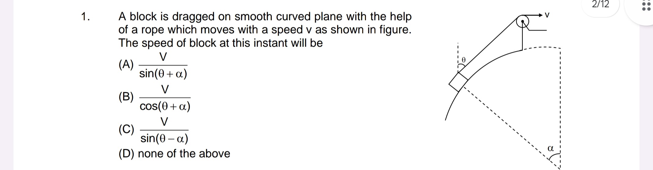Visual representation for physics