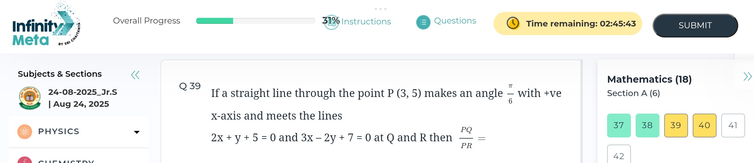 Visual representation for Mathematics