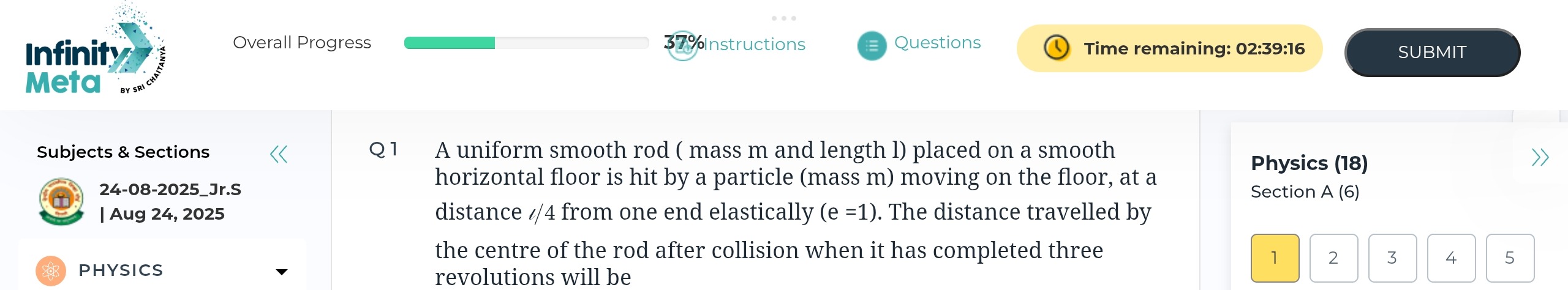 Visual representation for Physics