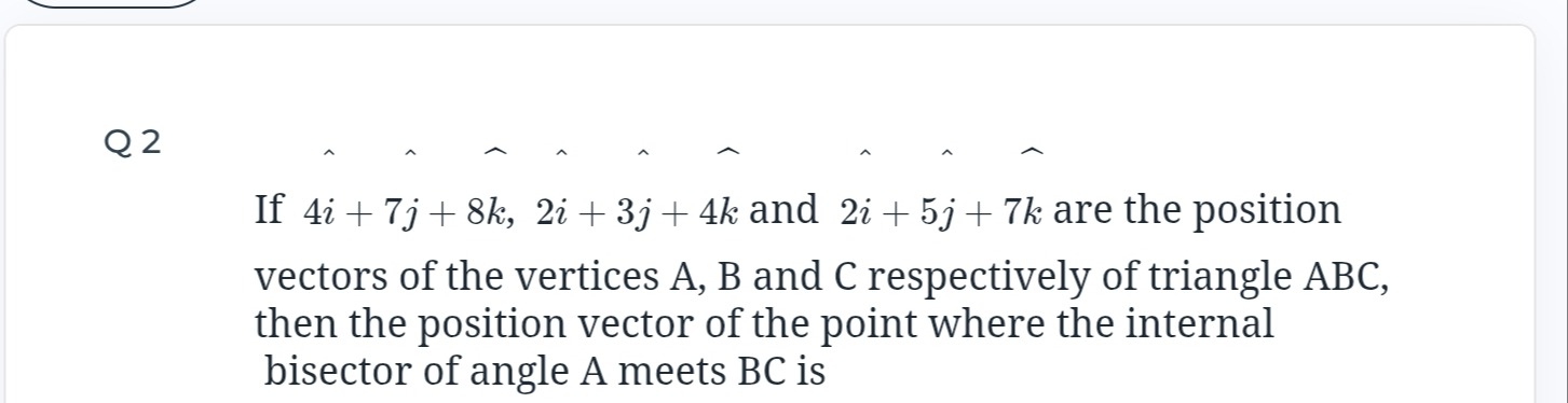 Visual representation for Mathematics