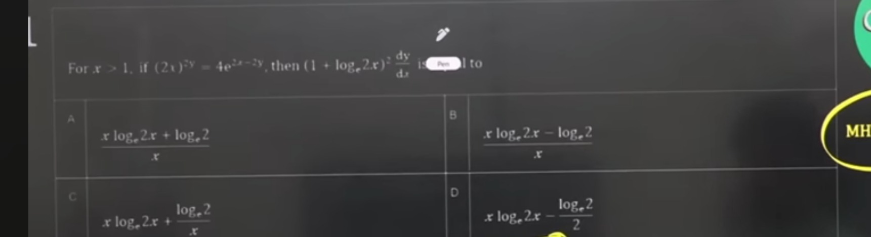 Visual representation for Mathematics