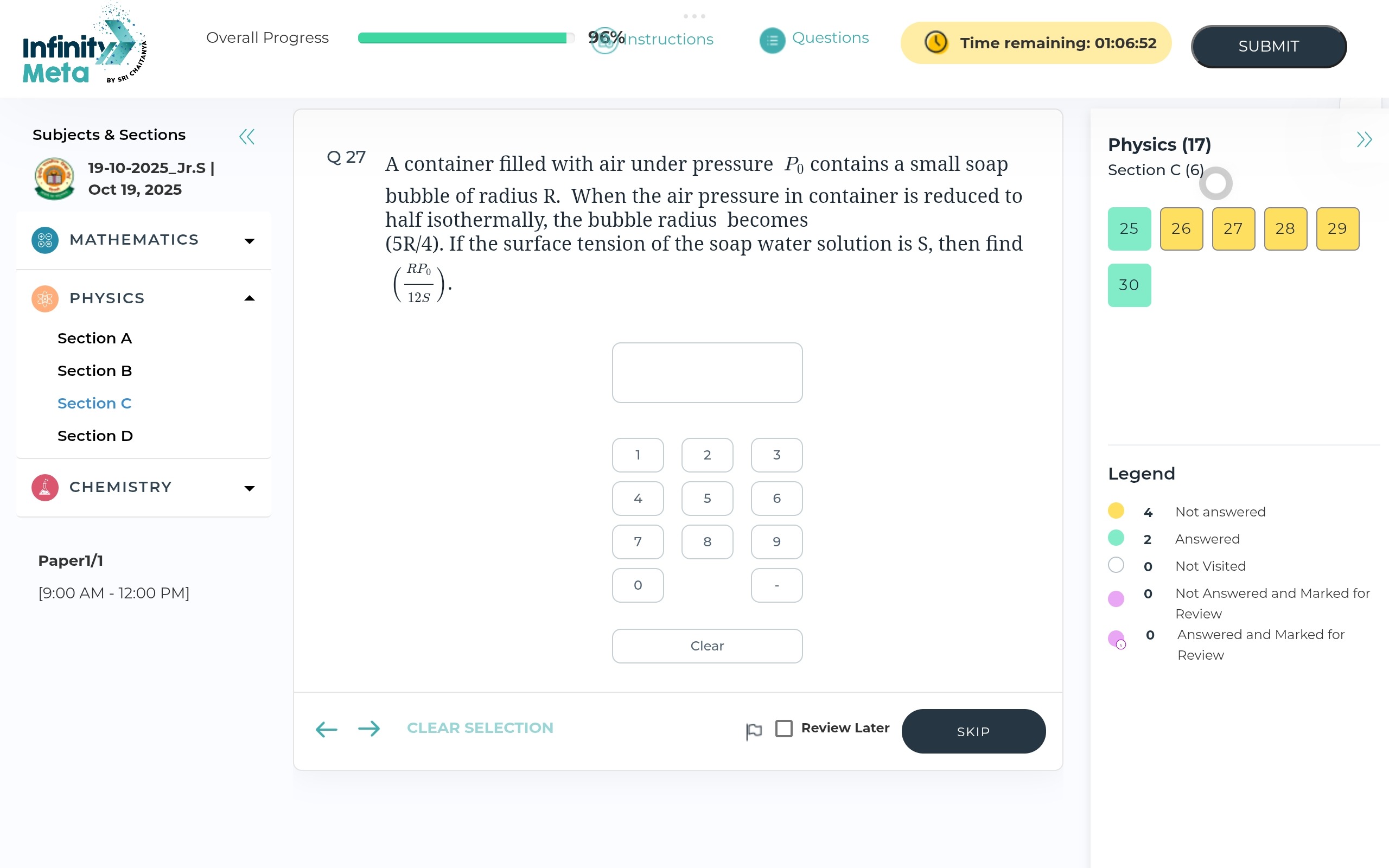 Visual representation for Physics