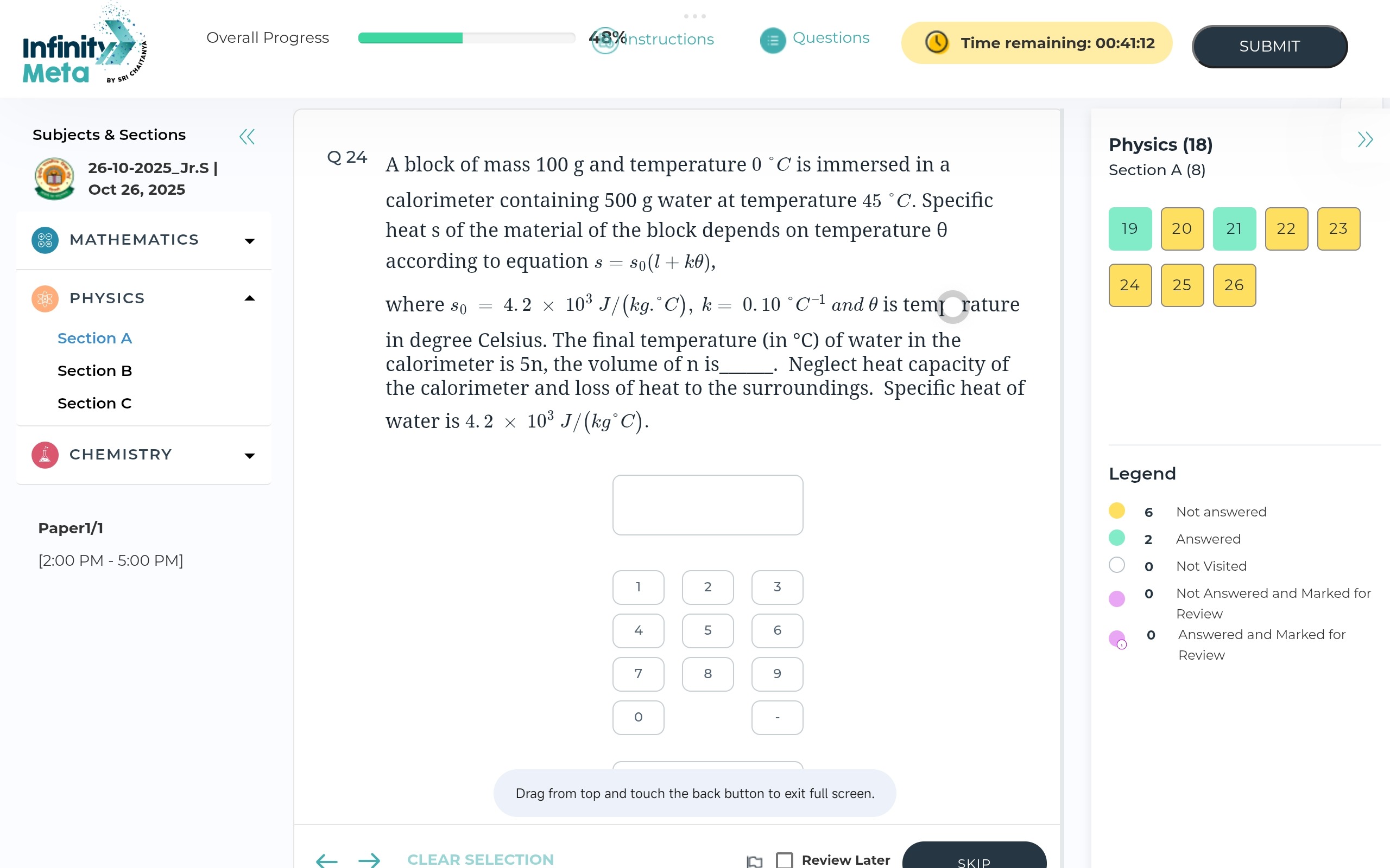 Visual representation for Physics