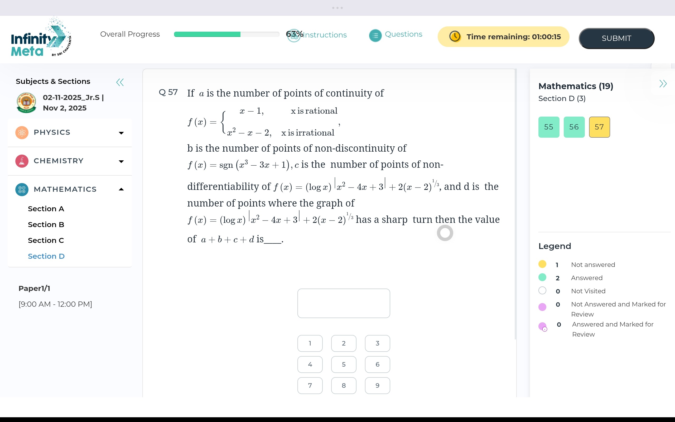 Visual representation for Mathematics