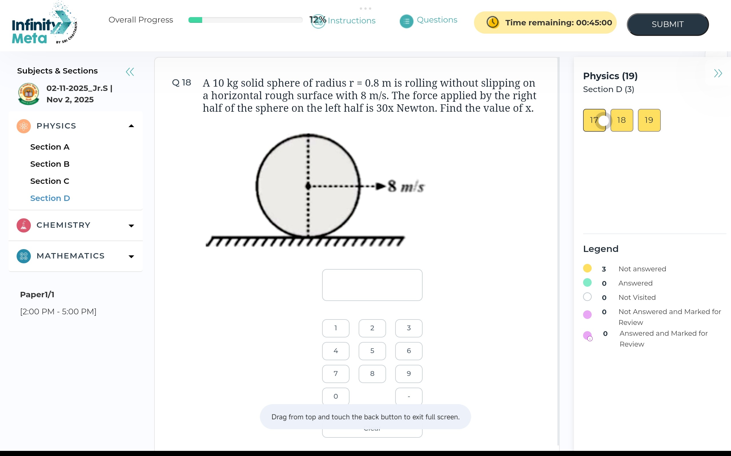 Visual representation for Physics