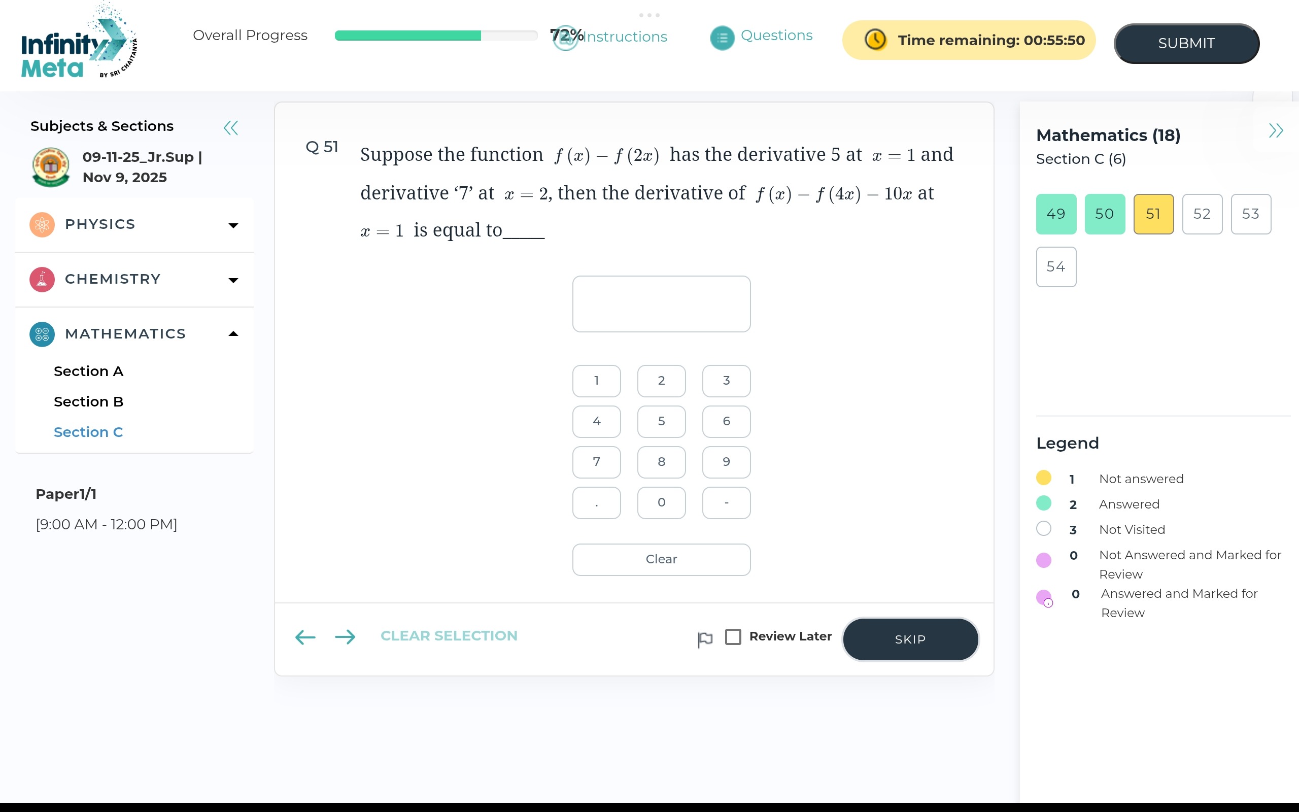 Visual representation for Mathematics
