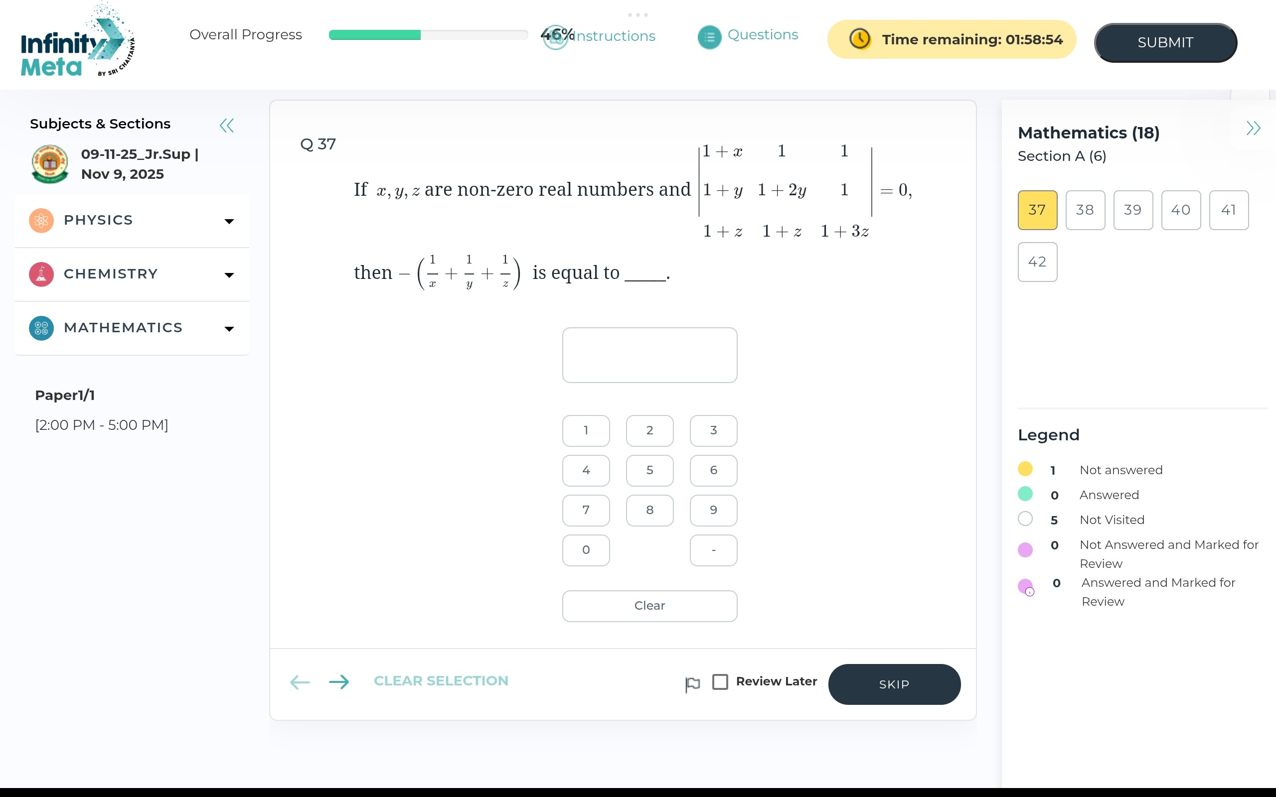 Visual representation for Mathematics