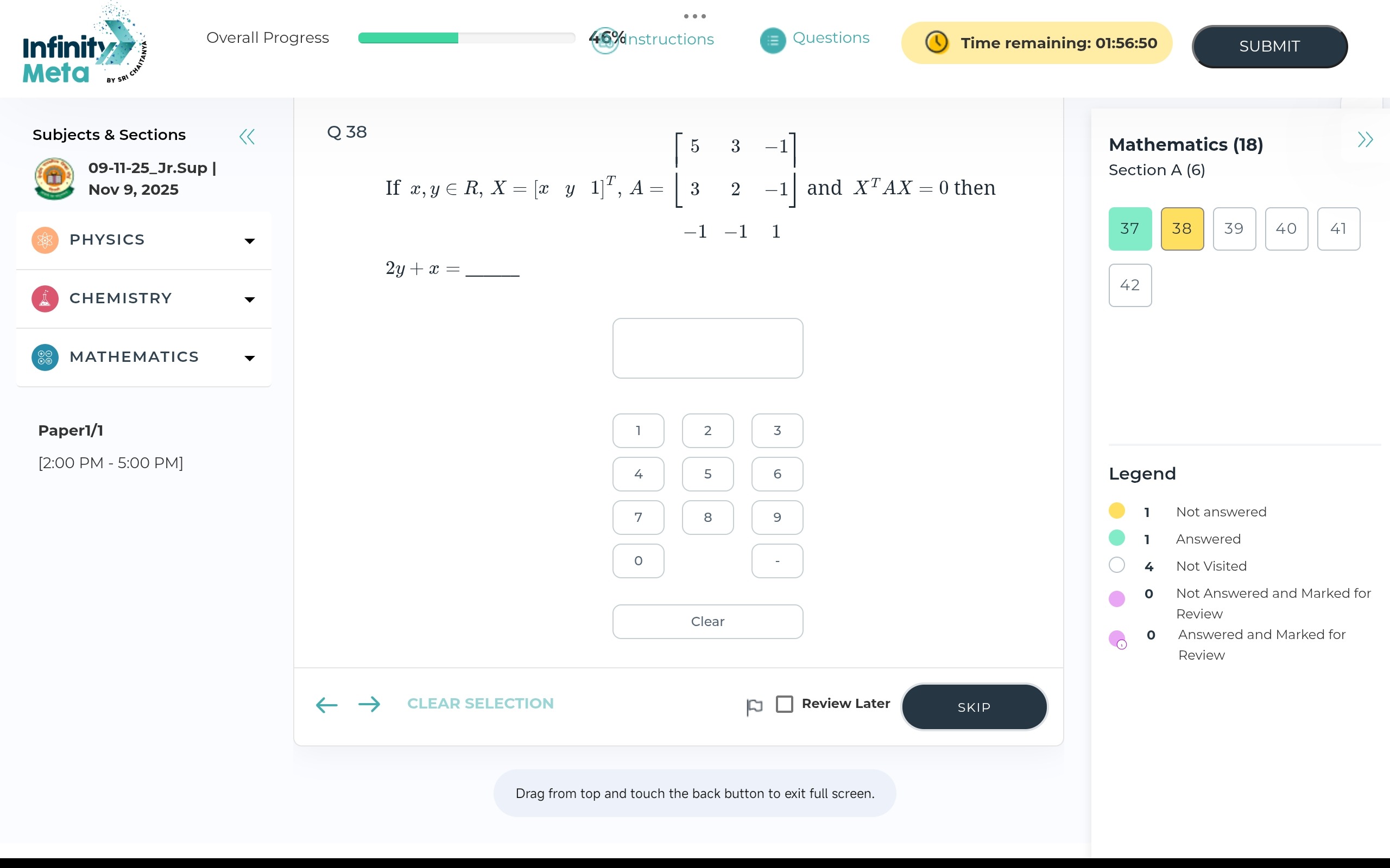 Visual representation for Mathematics
