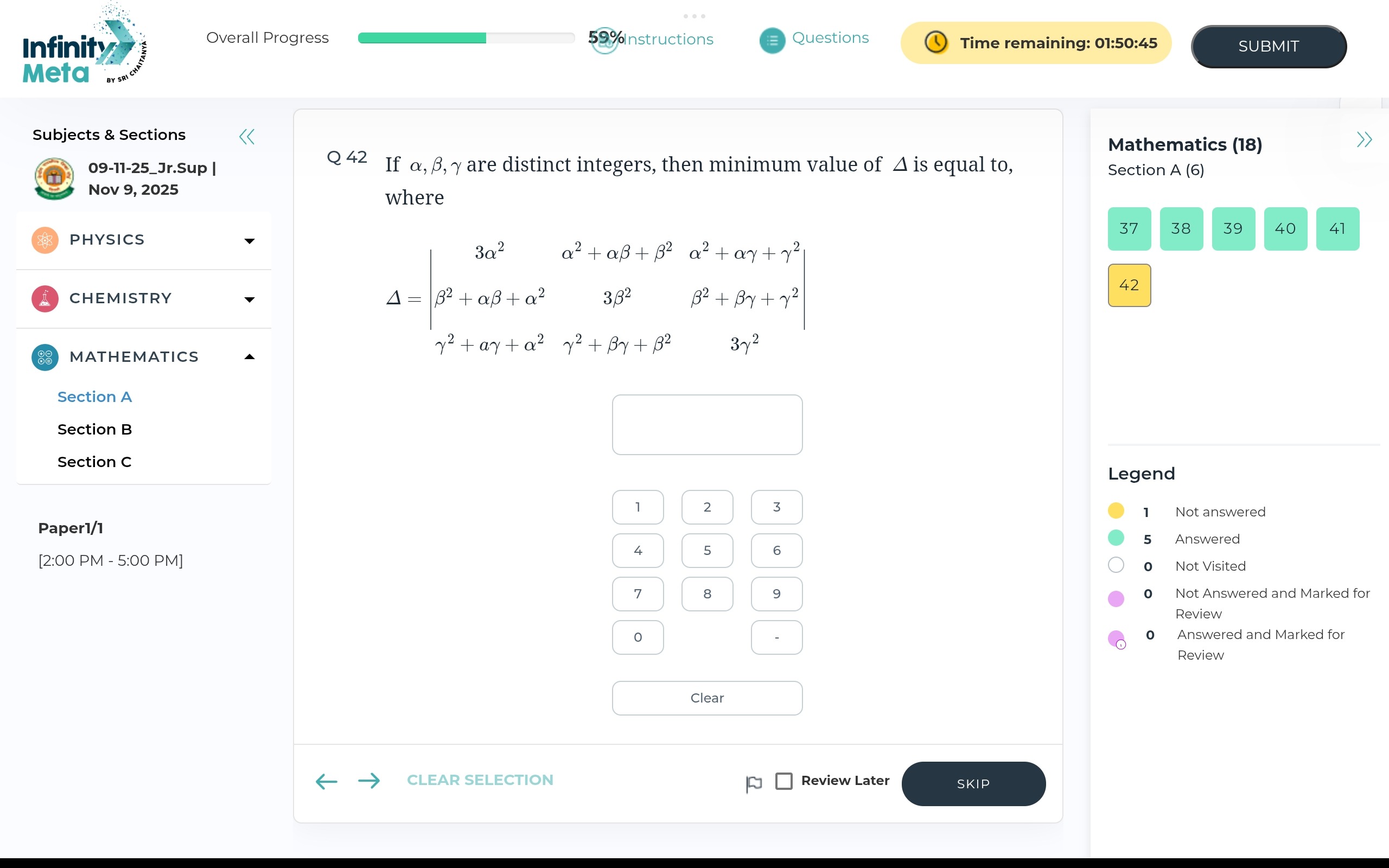 Visual representation for Mathematics