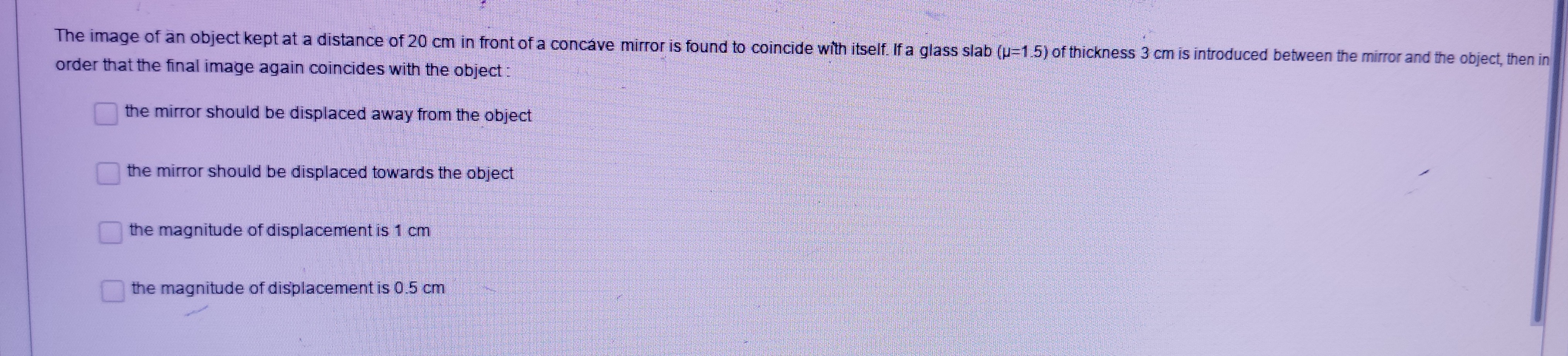 Visual representation for Physics