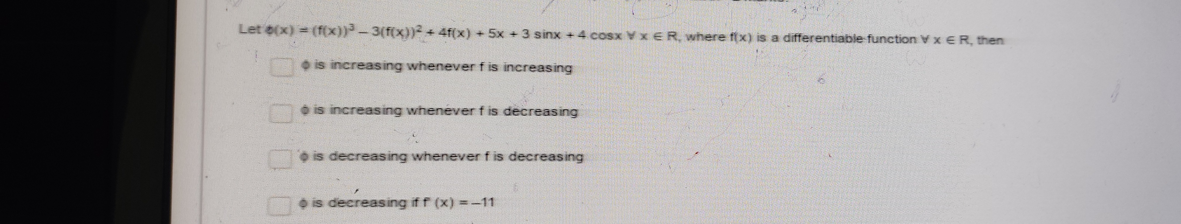 Visual representation for calculus