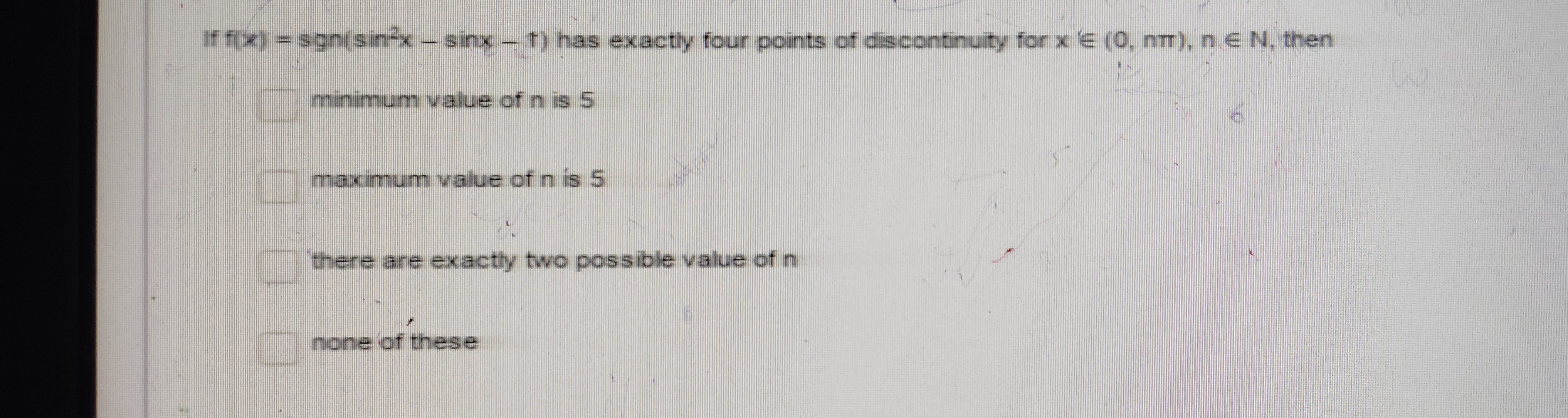 Visual representation for calculus