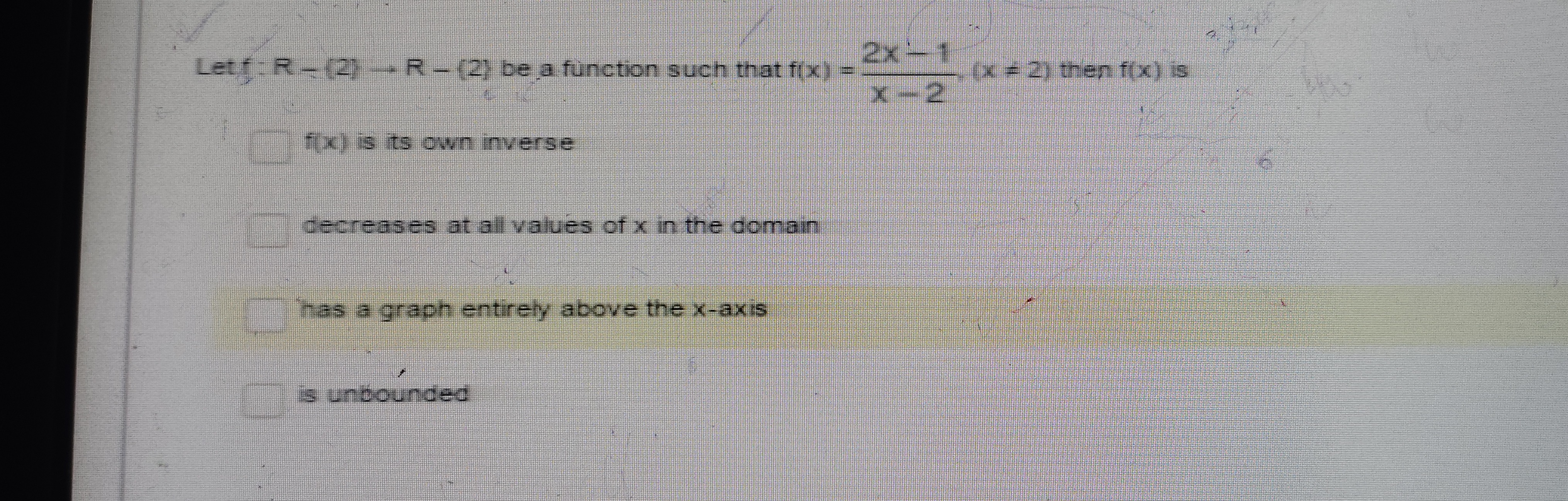 Visual representation for calculus