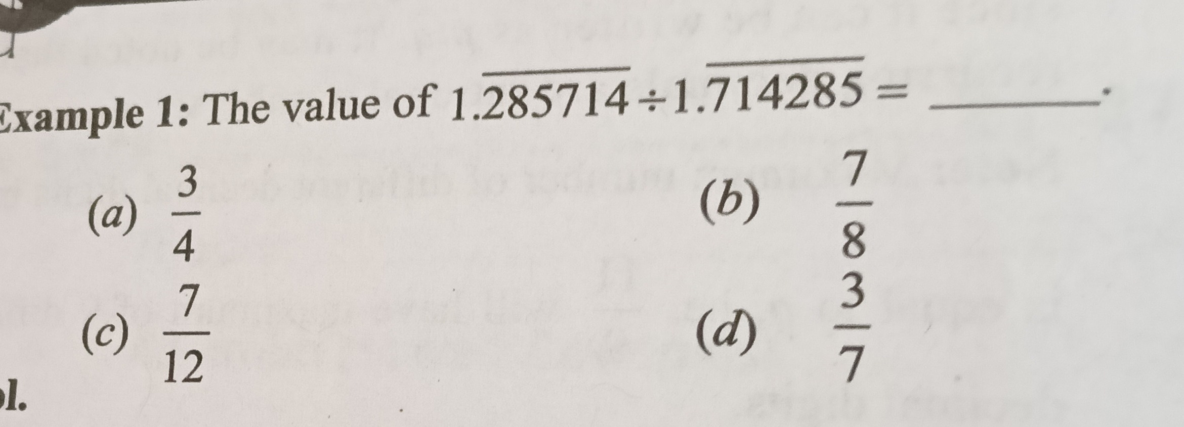 Visual representation for Mathematics