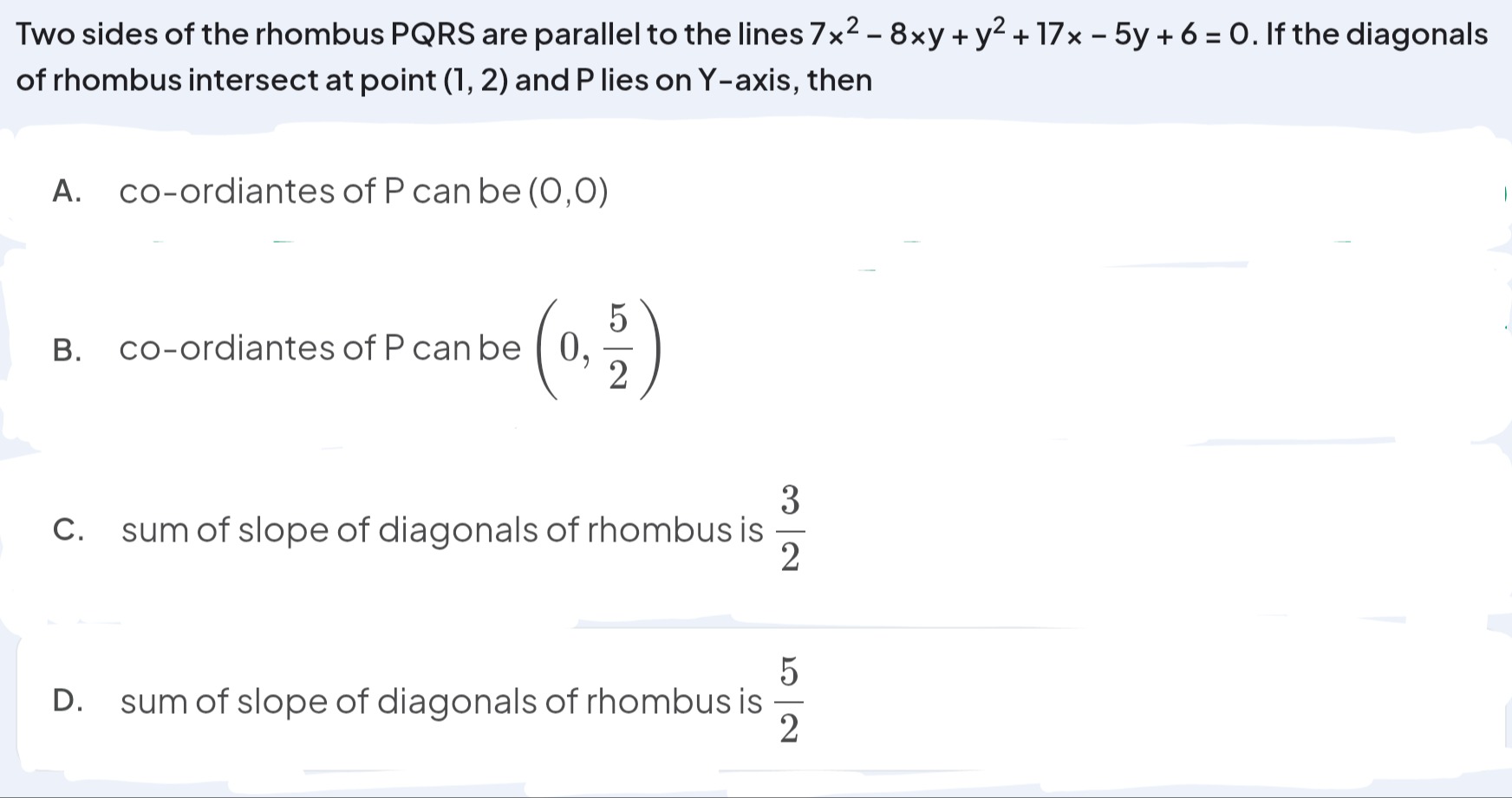 Visual representation for Mathematics