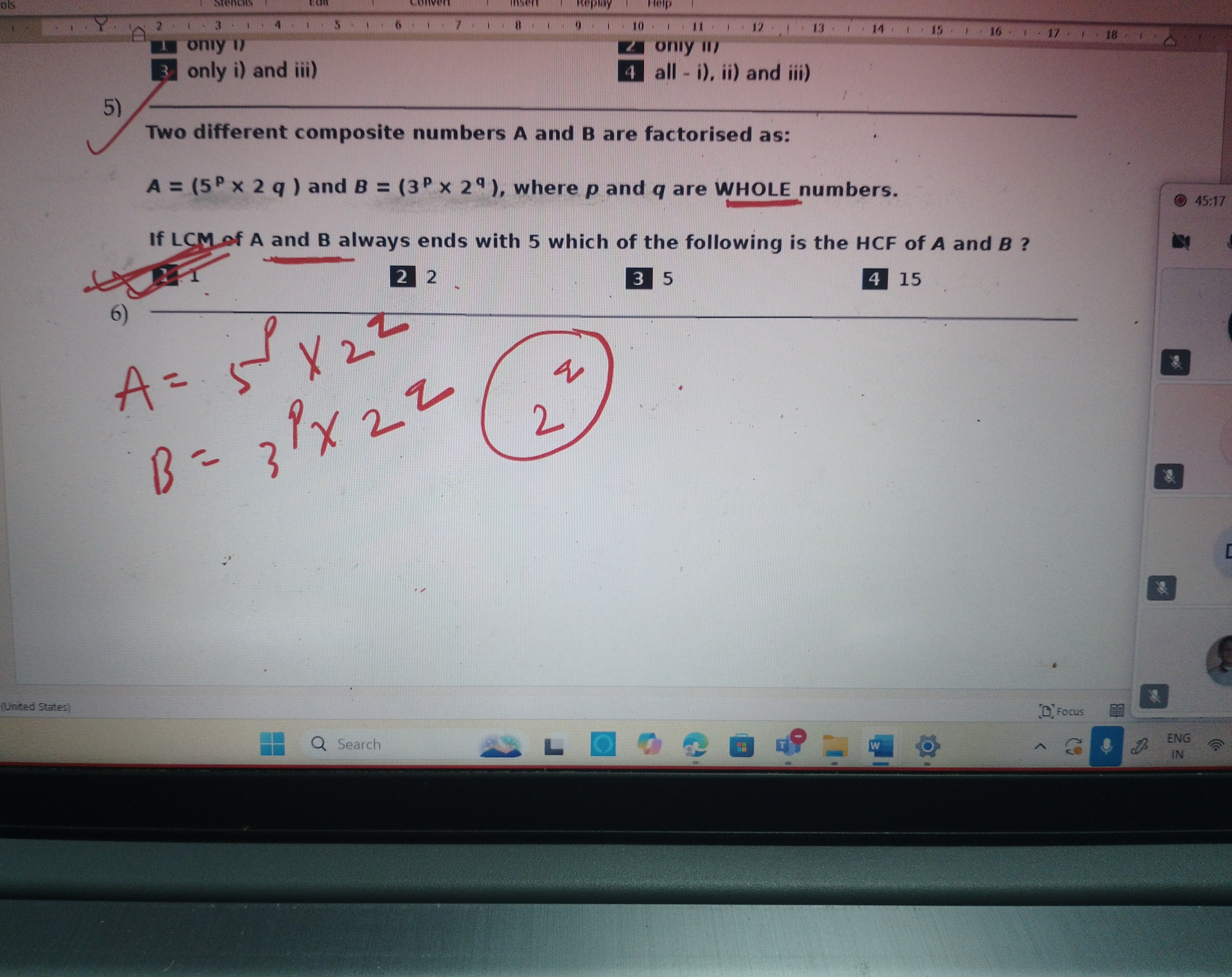 Visual representation for Mathematics