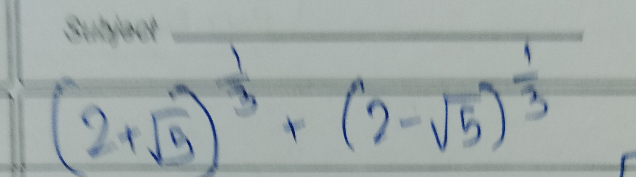 Visual representation for Mathematics