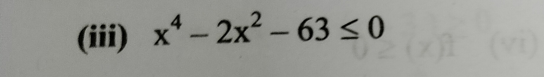 Visual representation for Algebra