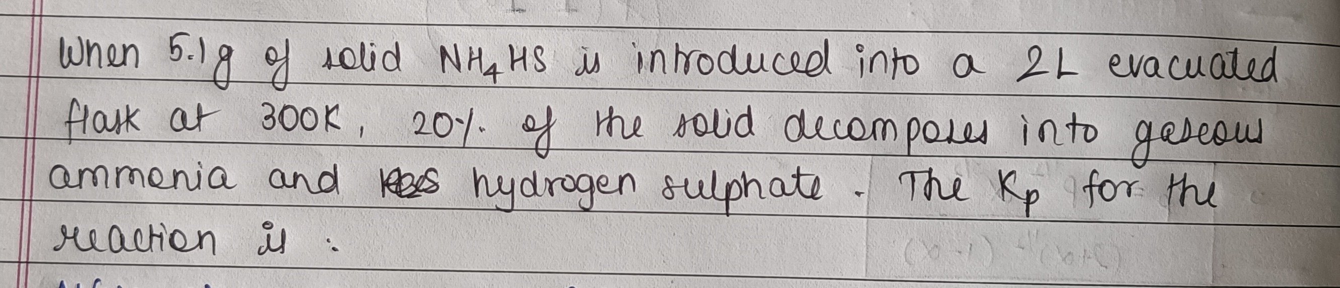 Visual representation for chemistry
