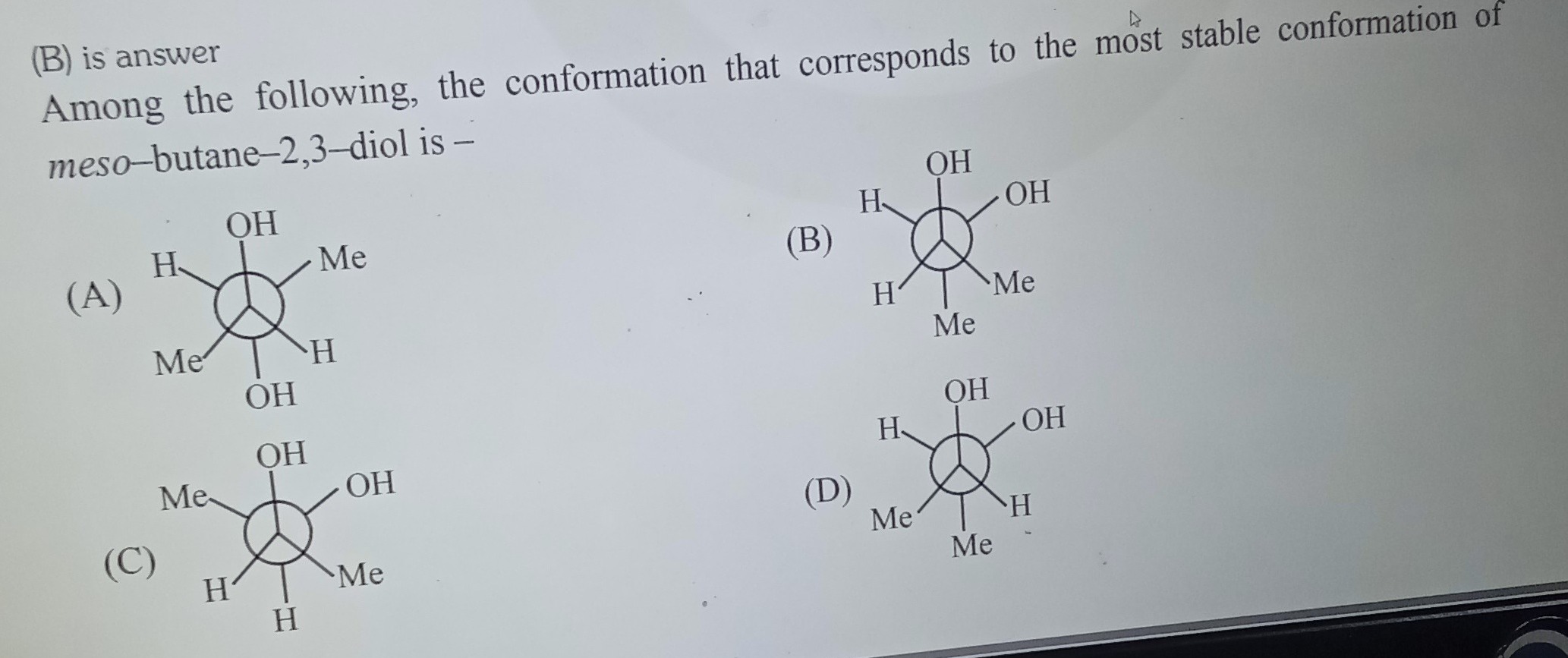 Visual representation for organic chemistry