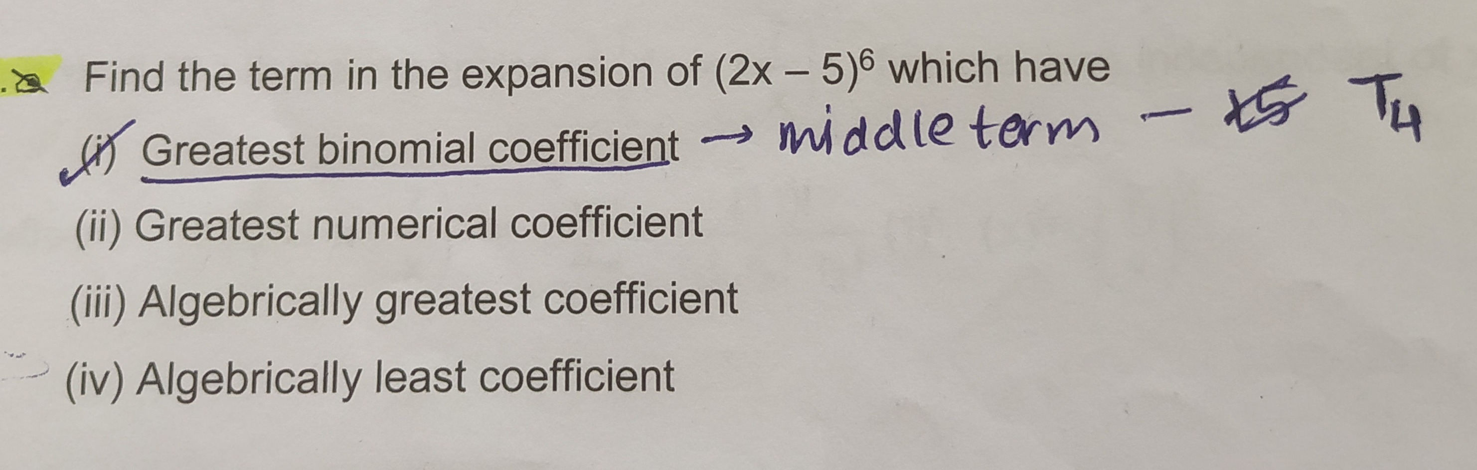 Visual representation for Algebra