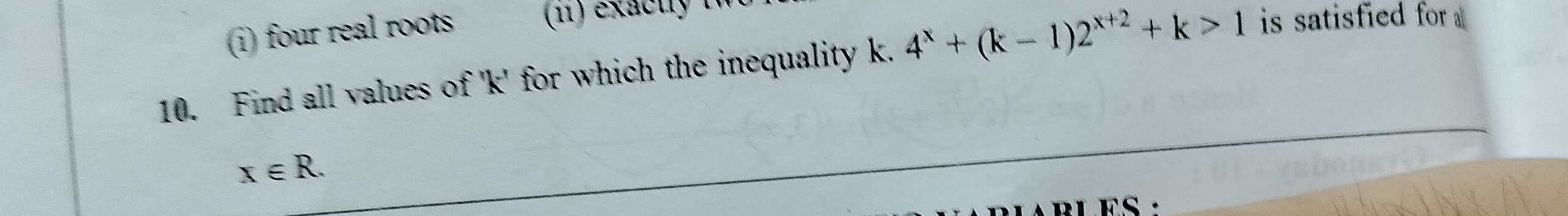 Visual representation for algebra