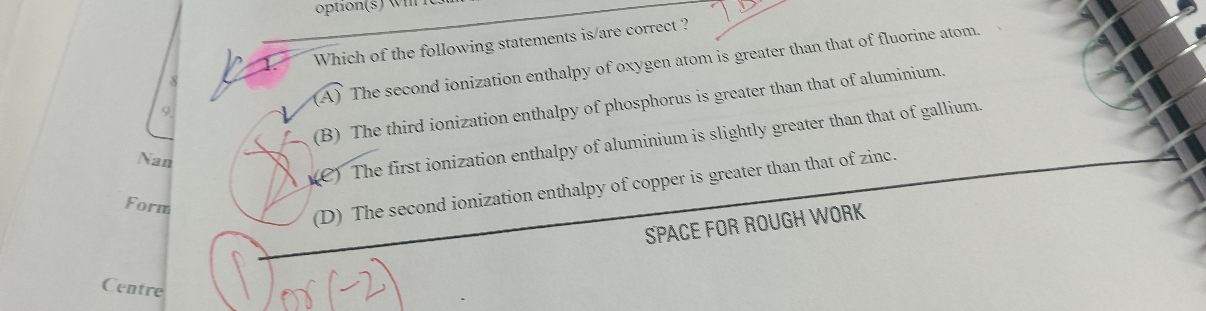 Visual representation for chemistry