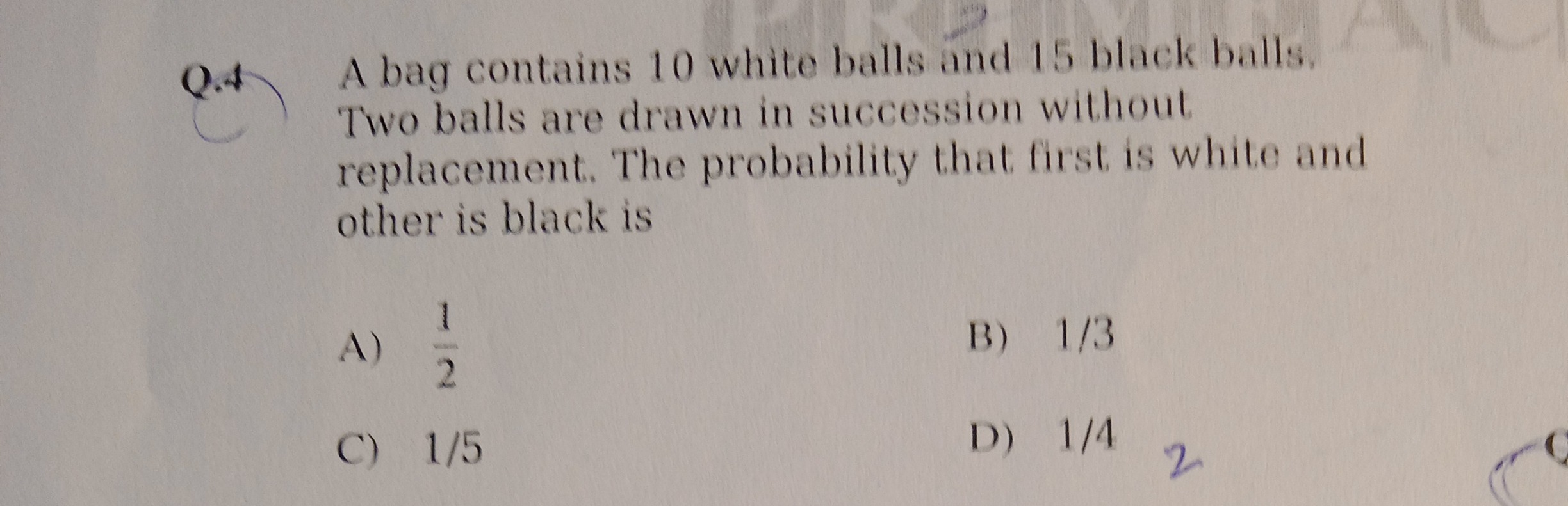 Visual representation for Probability