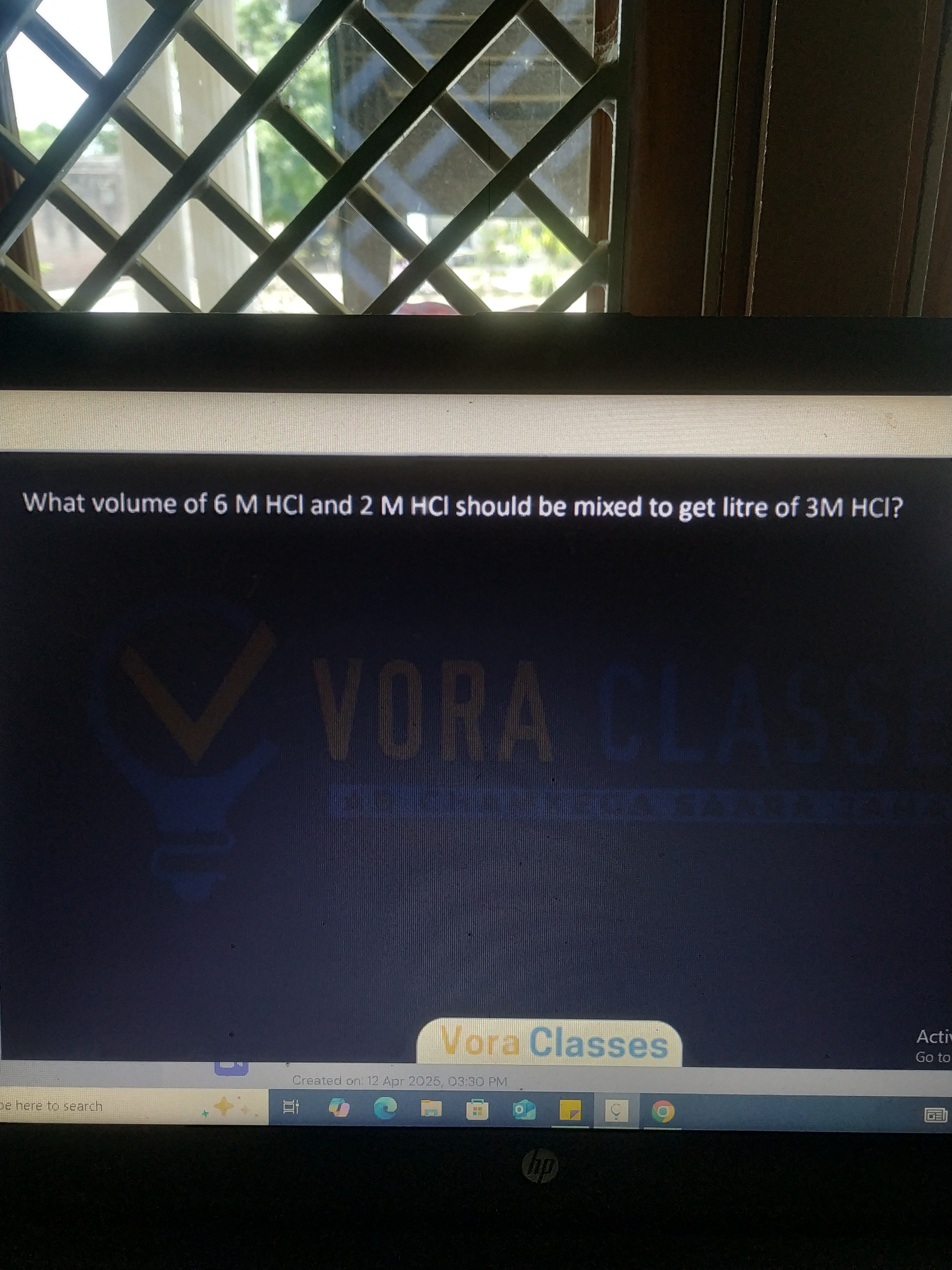 Visual representation for Chemistry