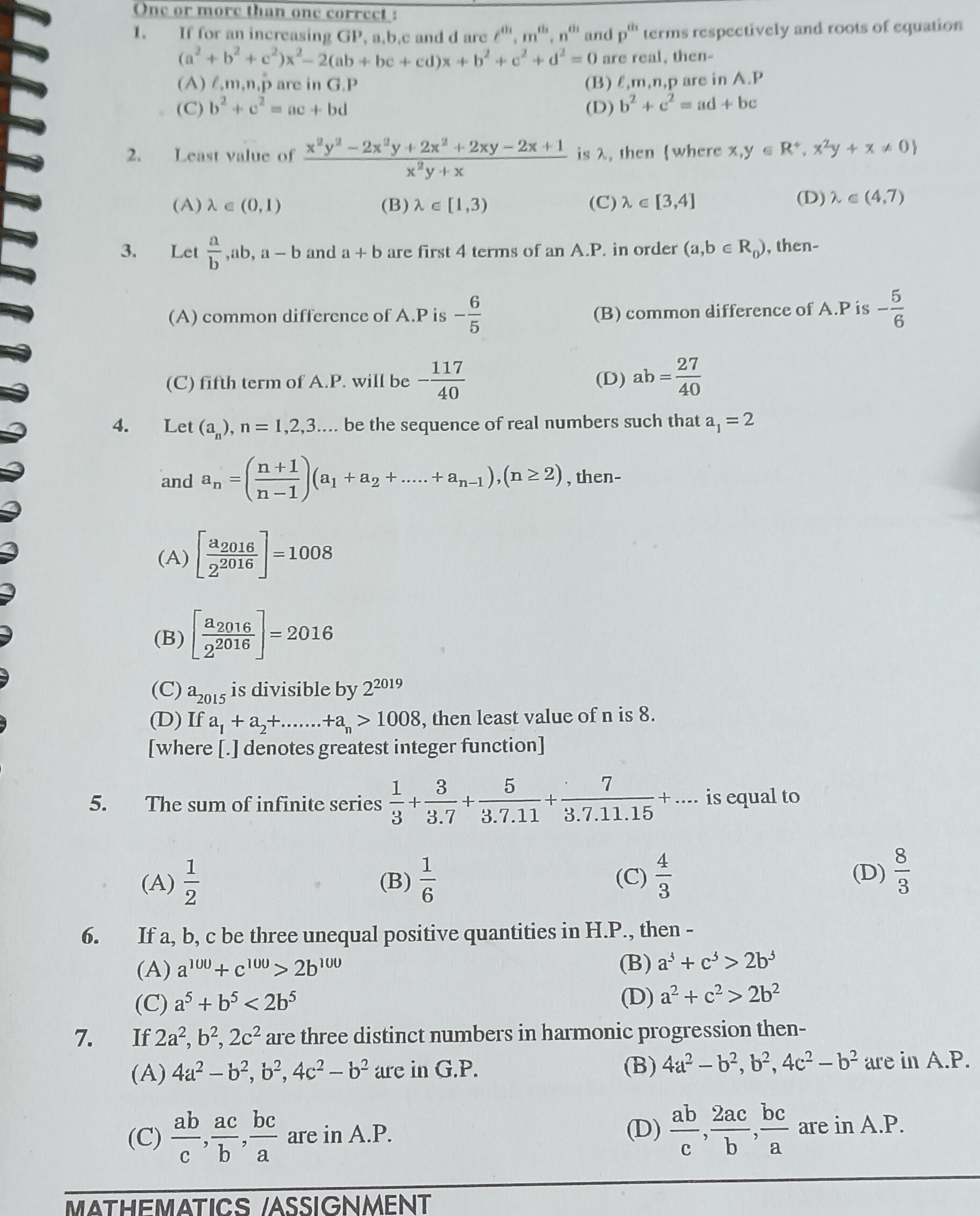 Visual representation for Mathematics