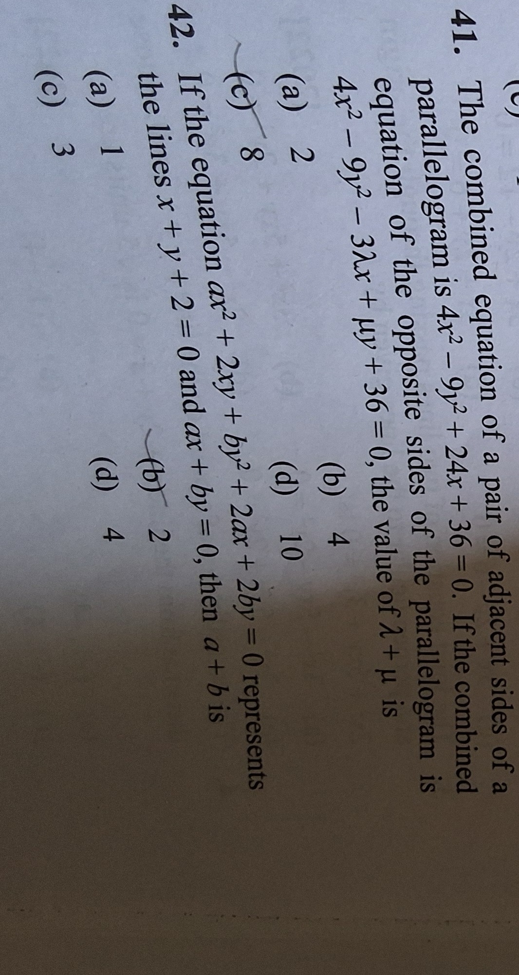 Visual representation for Mathematics