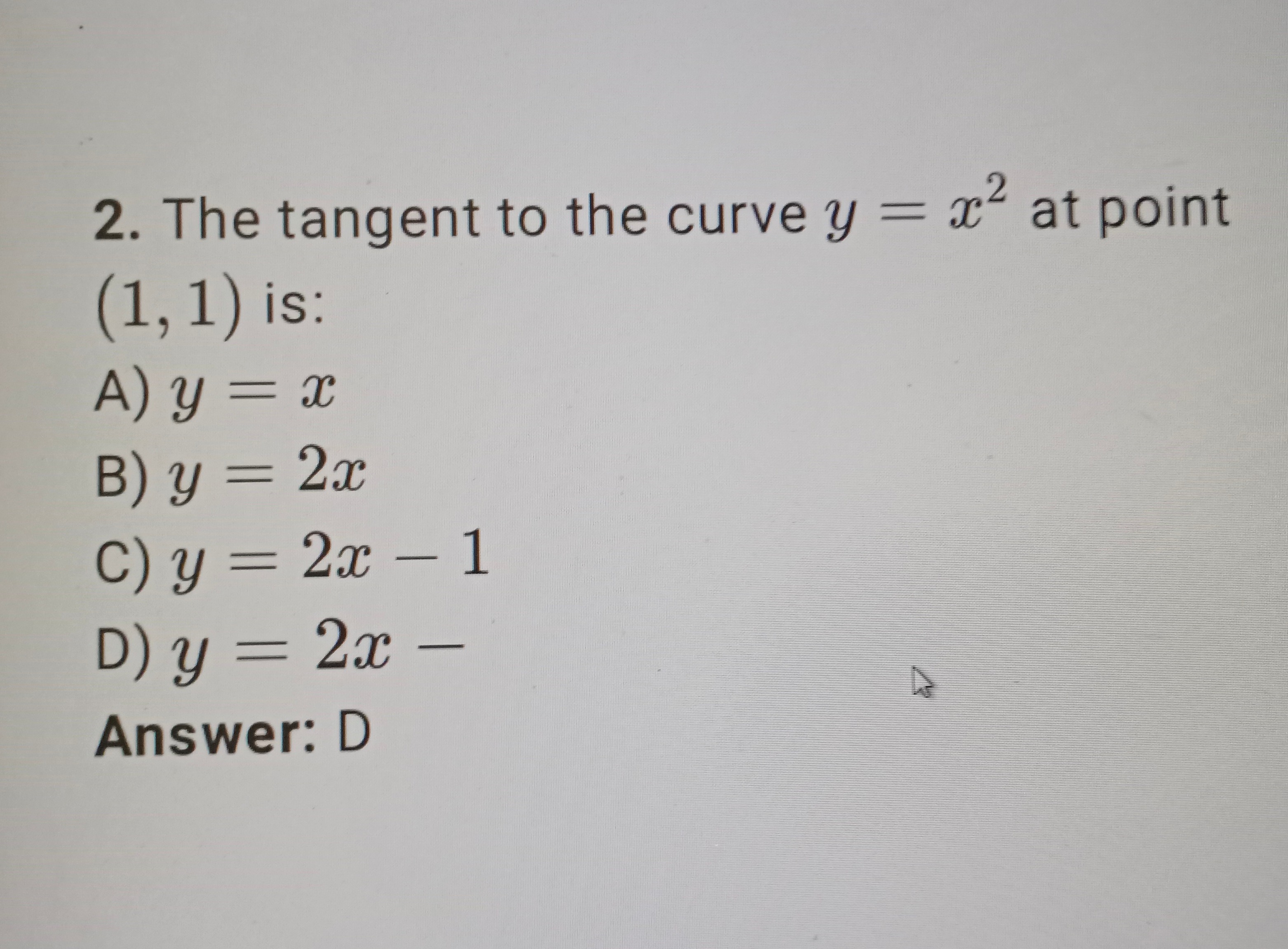 Visual representation for Mathematics