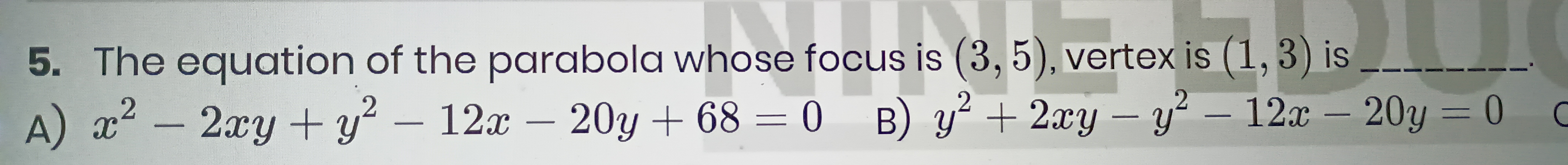 Visual representation for Mathematics