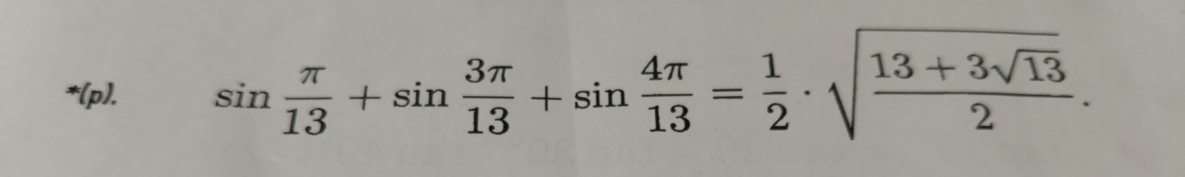 Visual representation for Mathematics