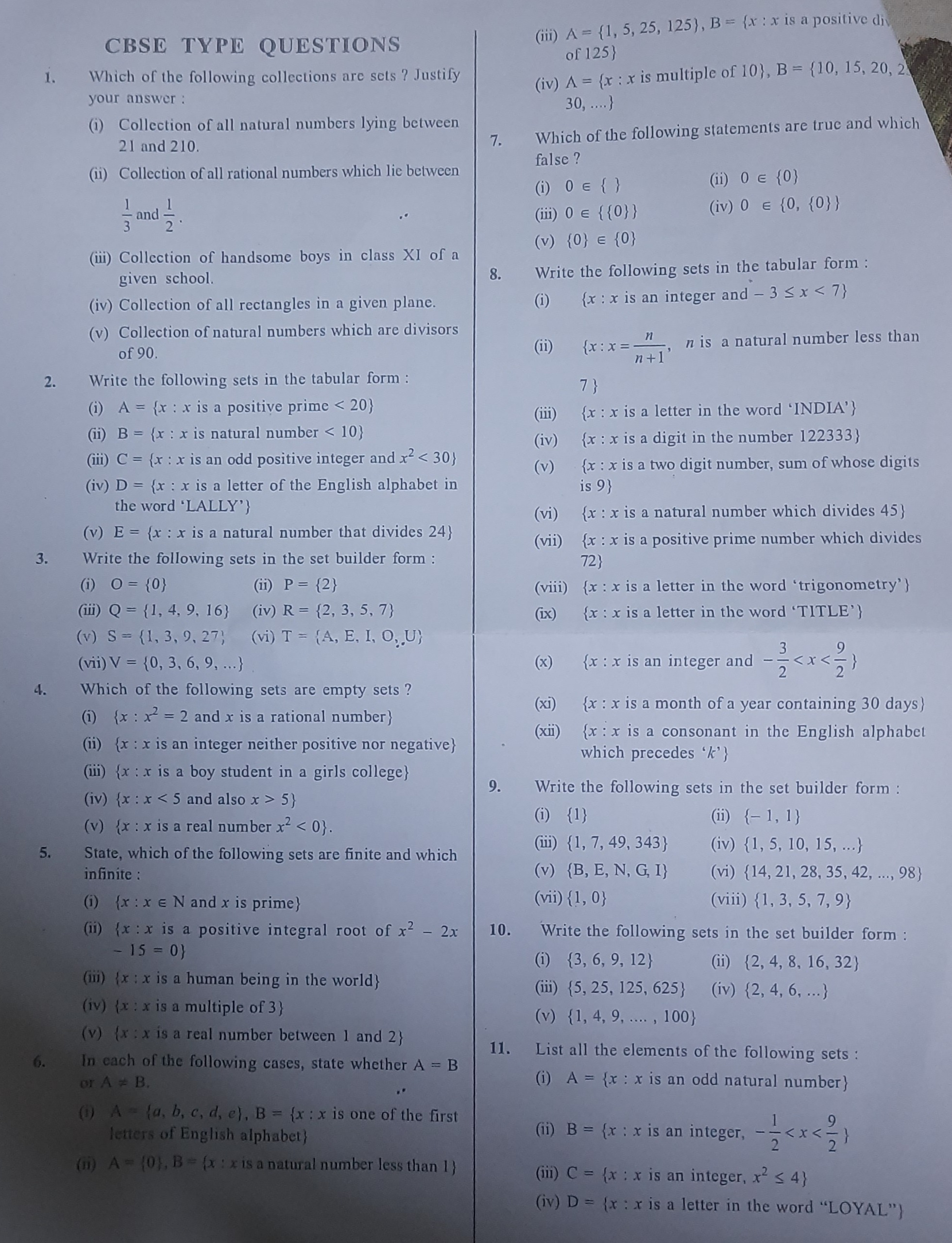 Visual representation for Mathematics