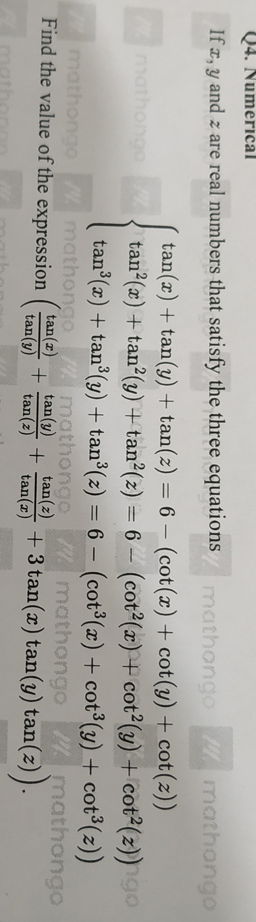Visual representation for Mathematics