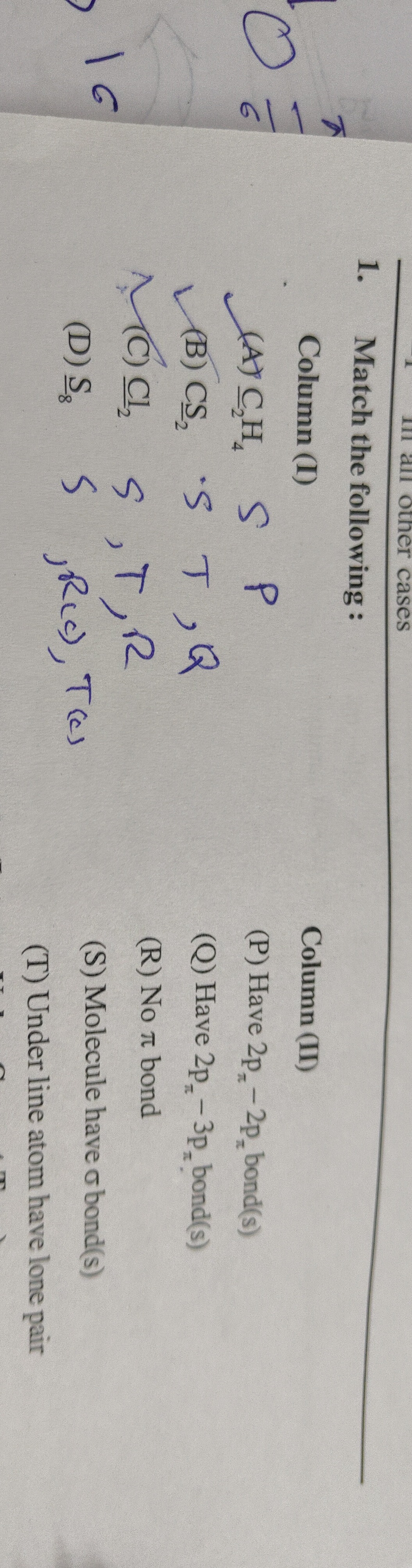 Visual representation for Chemistry