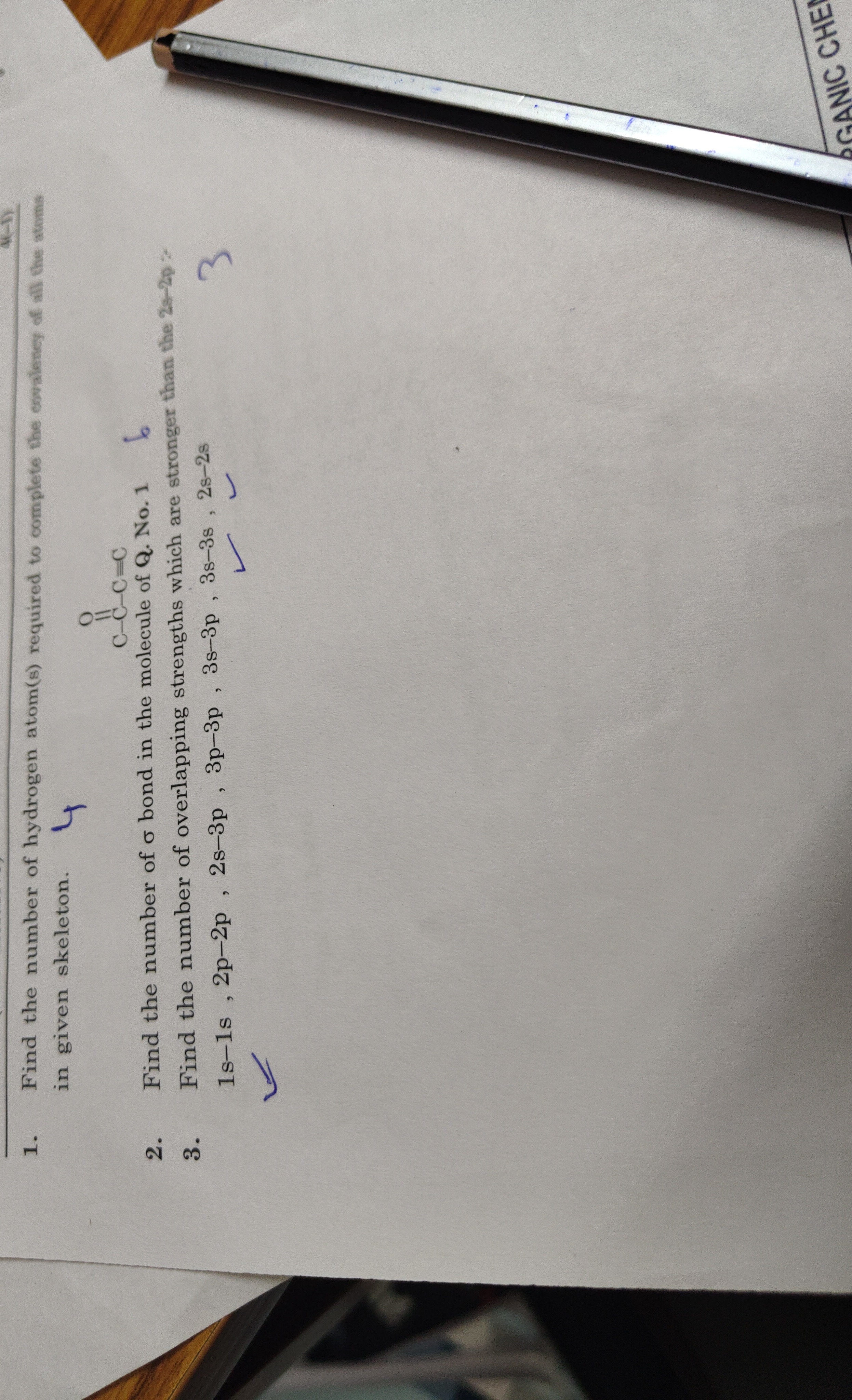 Visual representation for Chemistry