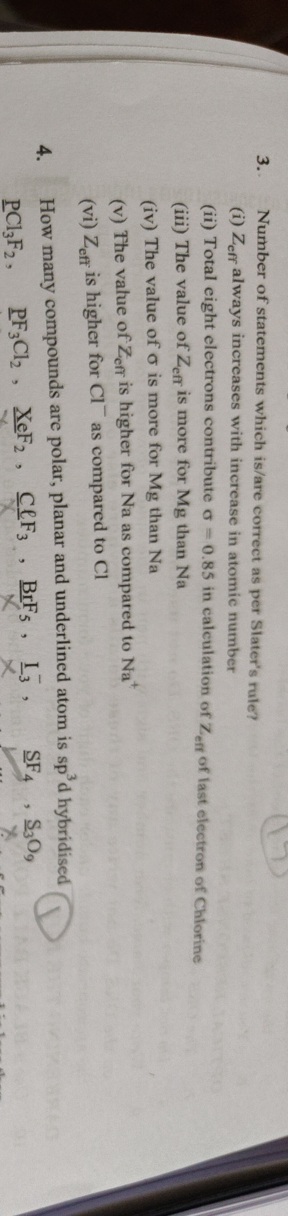 Visual representation for chemistry