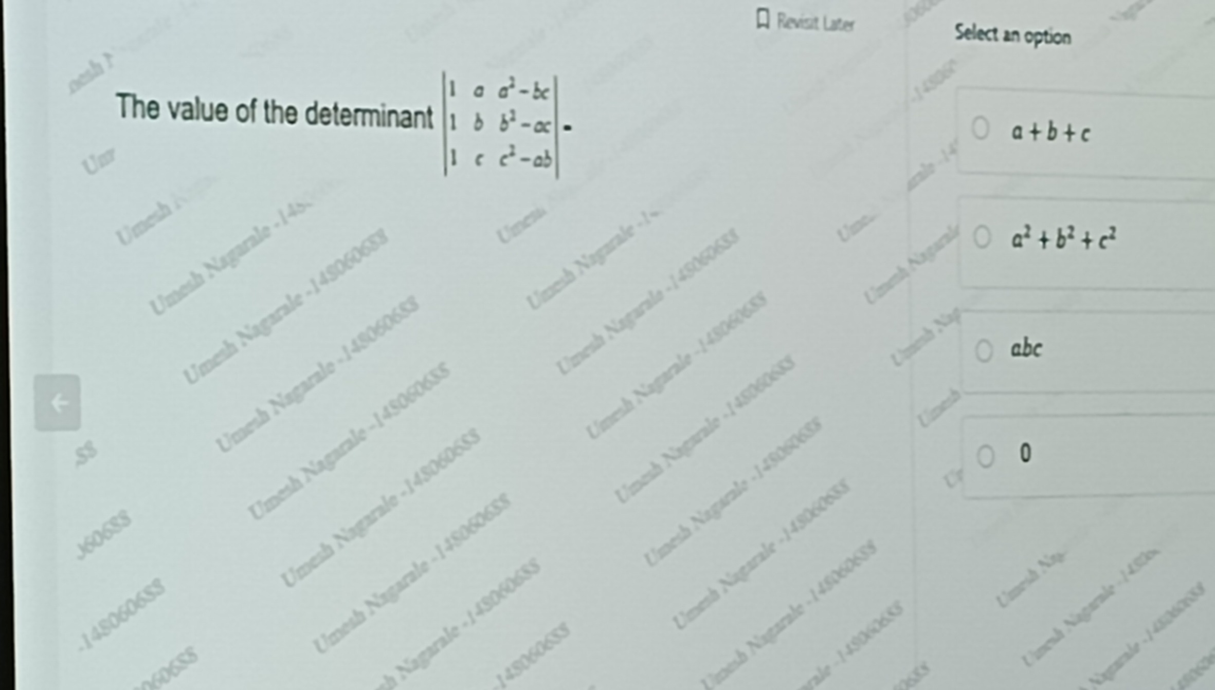 Visual representation for Mathematics