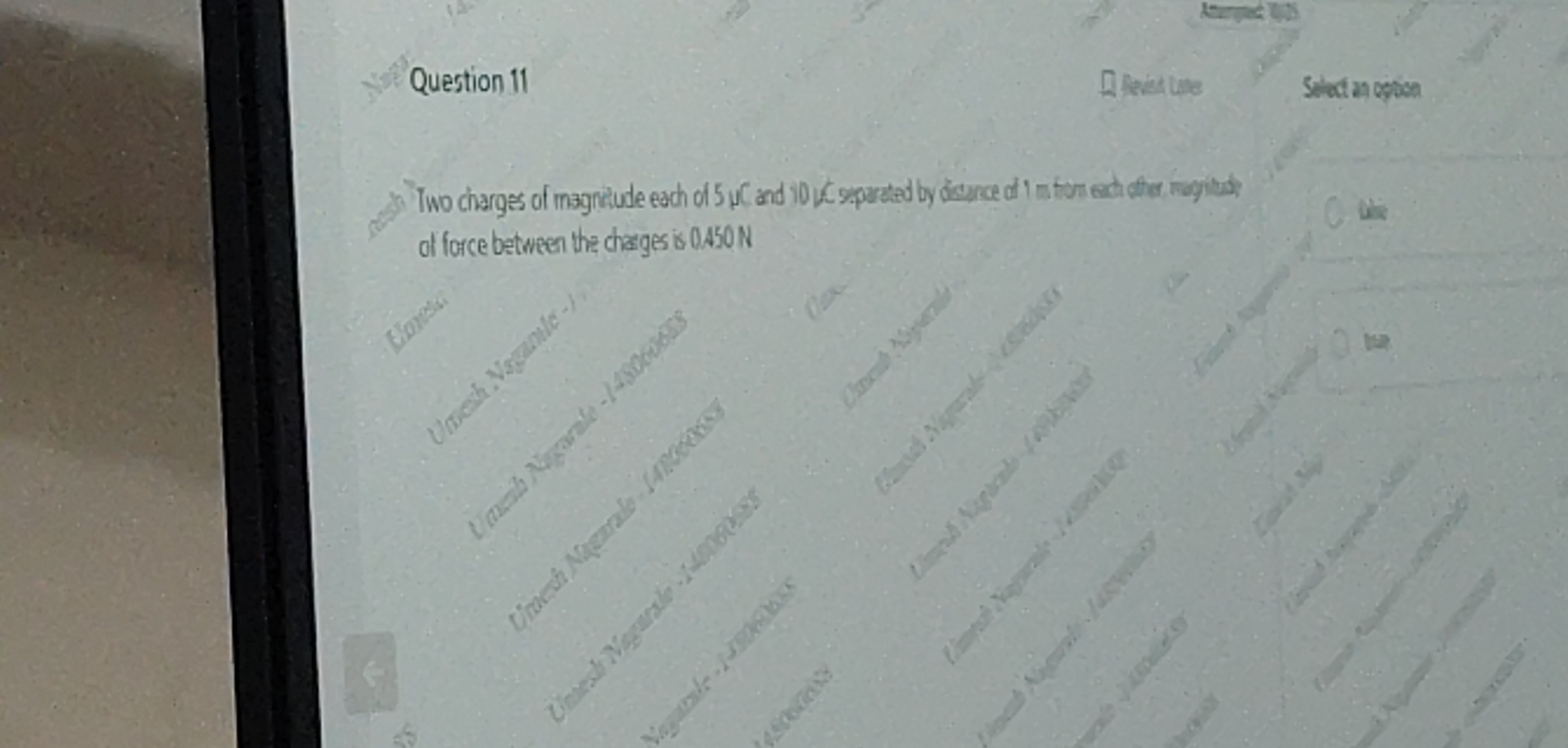 Visual representation for Physics