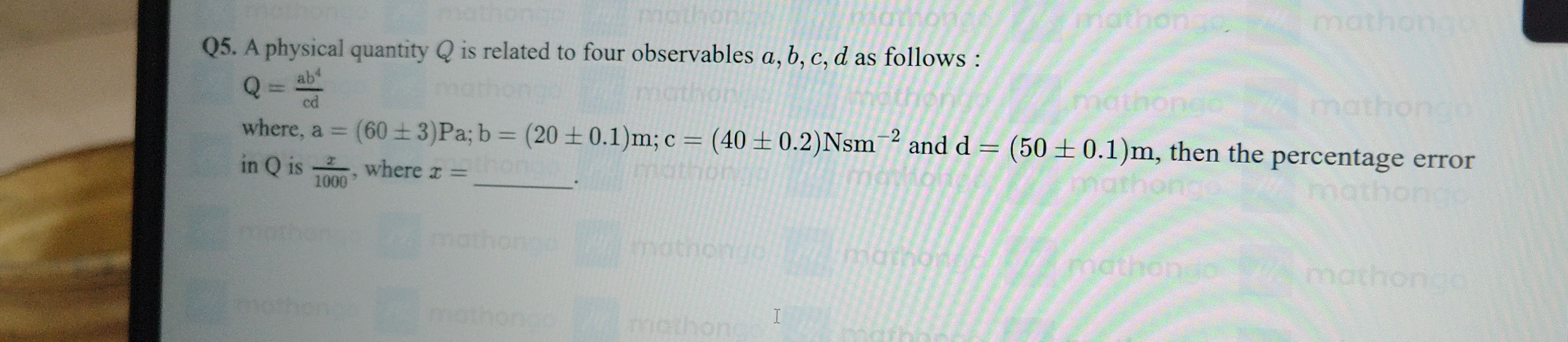 Visual representation for Physics