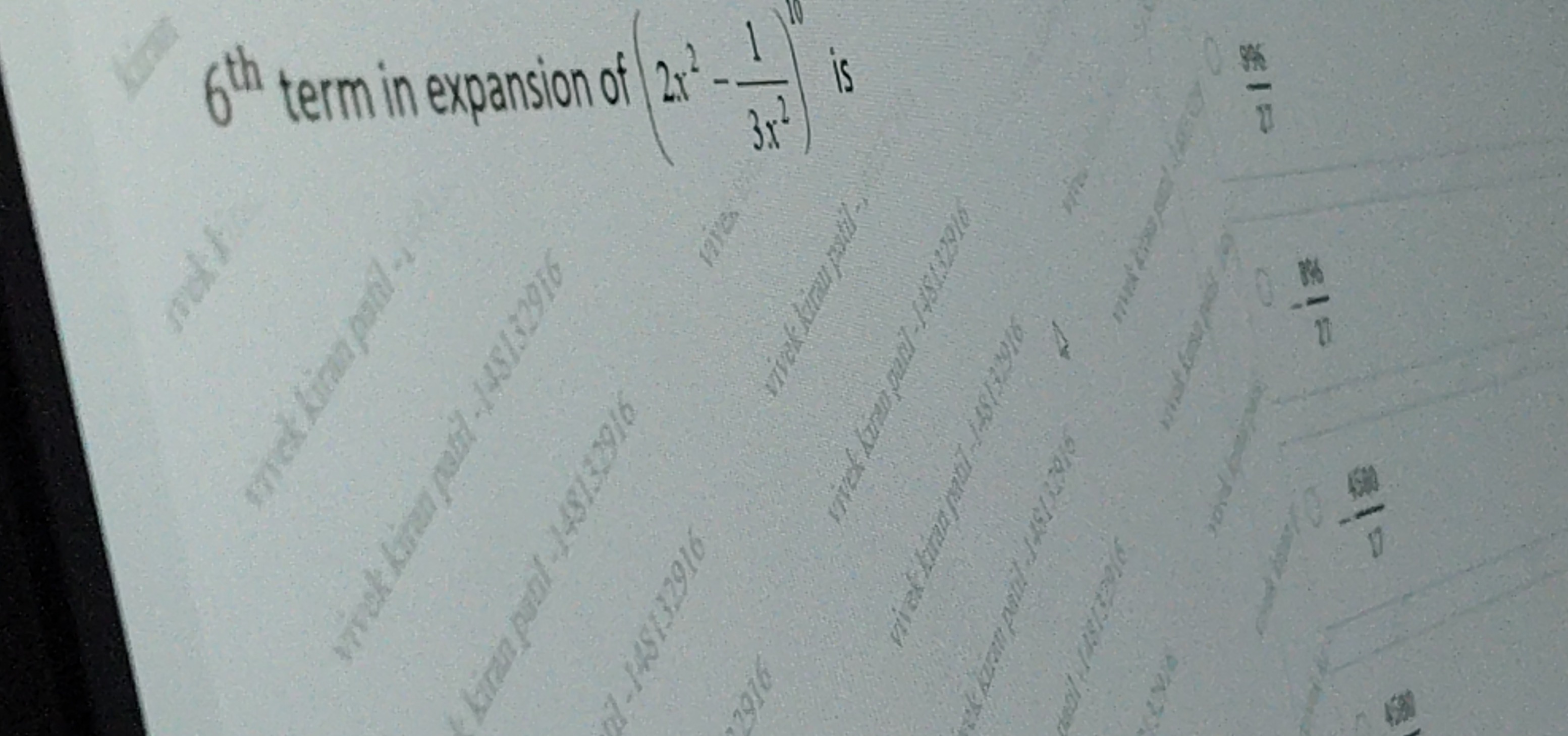 Visual representation for Mathematics