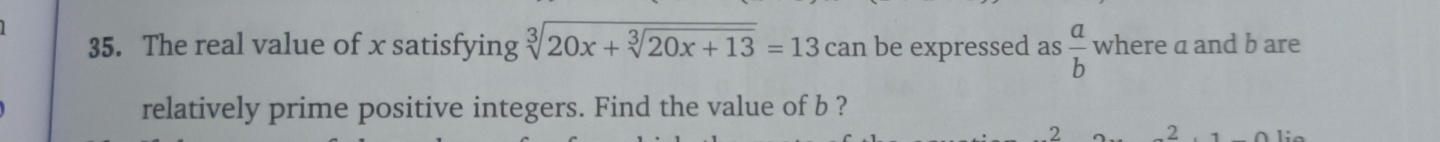 Visual representation for Mathematics