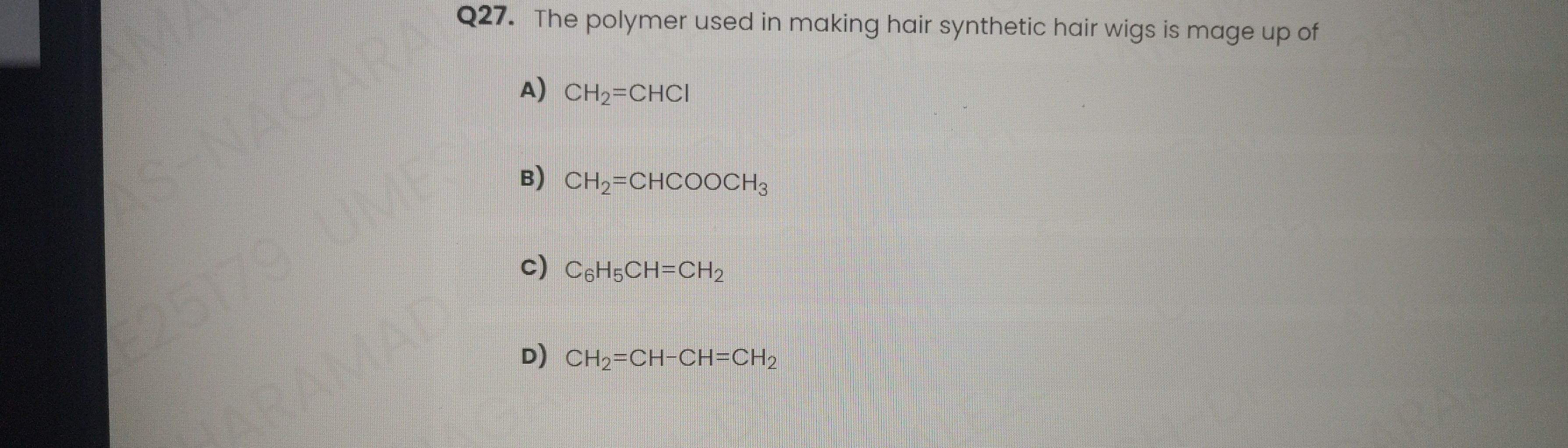 Visual representation for Chemistry