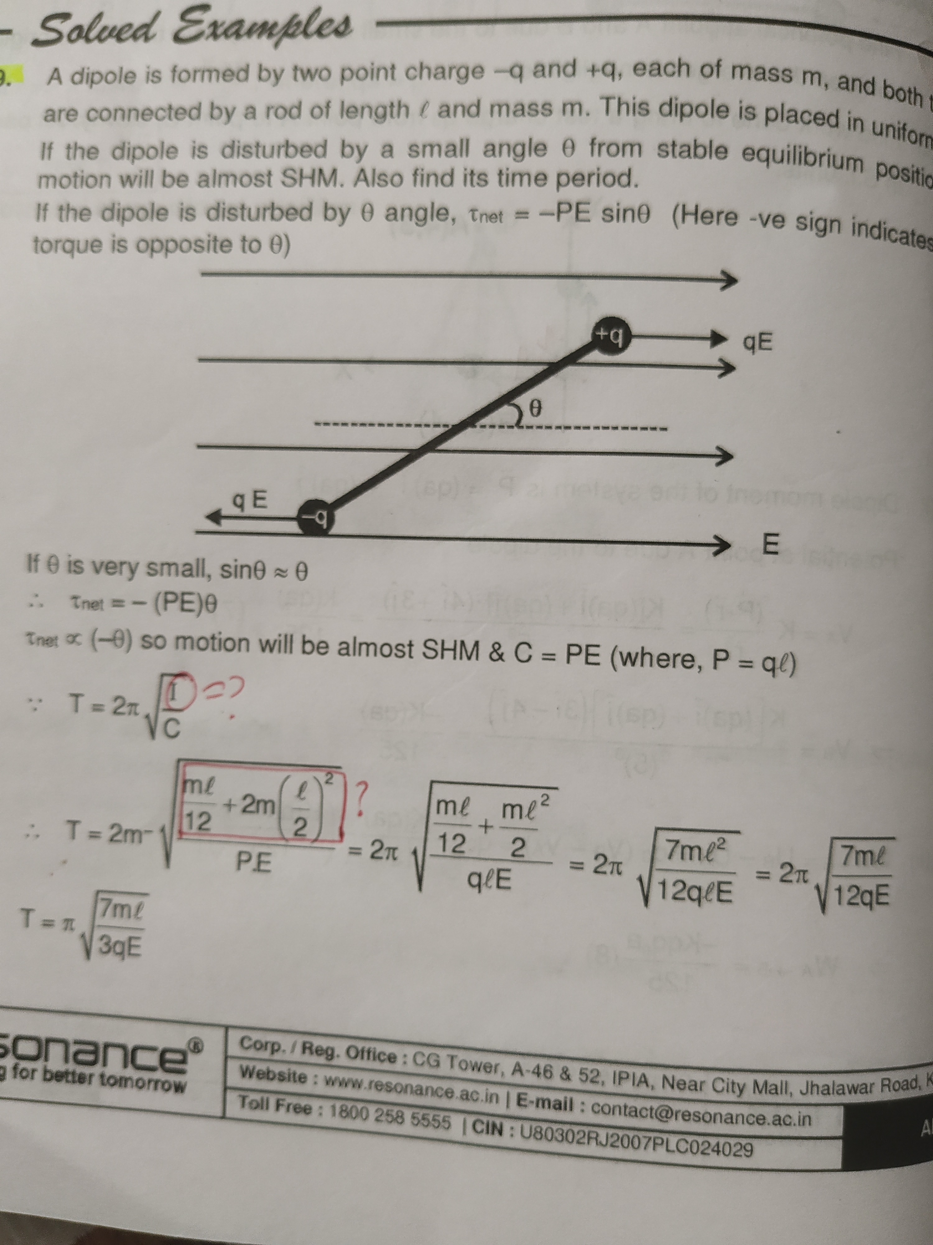 Visual representation for physics